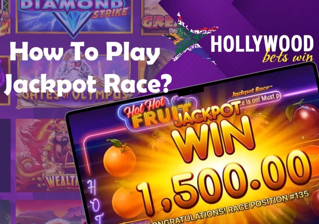 Step-by-step instruction on how to pow To Play Jackpot Race